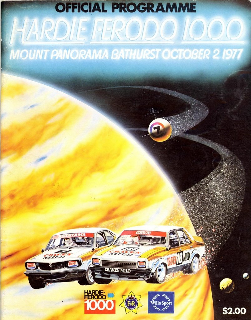 1977 Bathurst 1000 Race Program